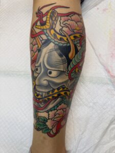 tattoo おすすめ おすすめ彫り師 おすすめ彫師 カラー カラフルタトゥー タトゥー フォーエタニティー 上手い 人気 入れ墨 刺青 和彫 彫師 熊本 牡丹 般若 蛇