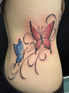 tattoo おすすめ おすすめ彫り師 おすすめ彫師 カラー タトゥー バタフライ フォーエタニティー 上手い 人気 刺青 彫師 洋彫 熊本 蝶