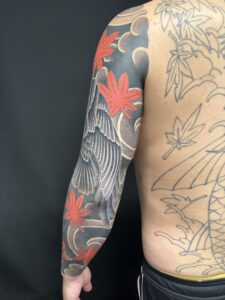 カラス フォーエタニティー 入れ墨 八咫烏 刺青 和彫 彫師 熊本